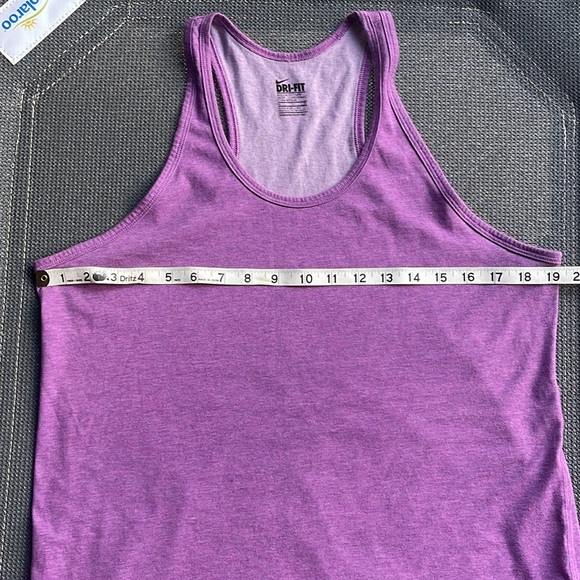 Like New Nike Dri-Fit Purple Racer-Back Tank Top - Picture 3 of 7